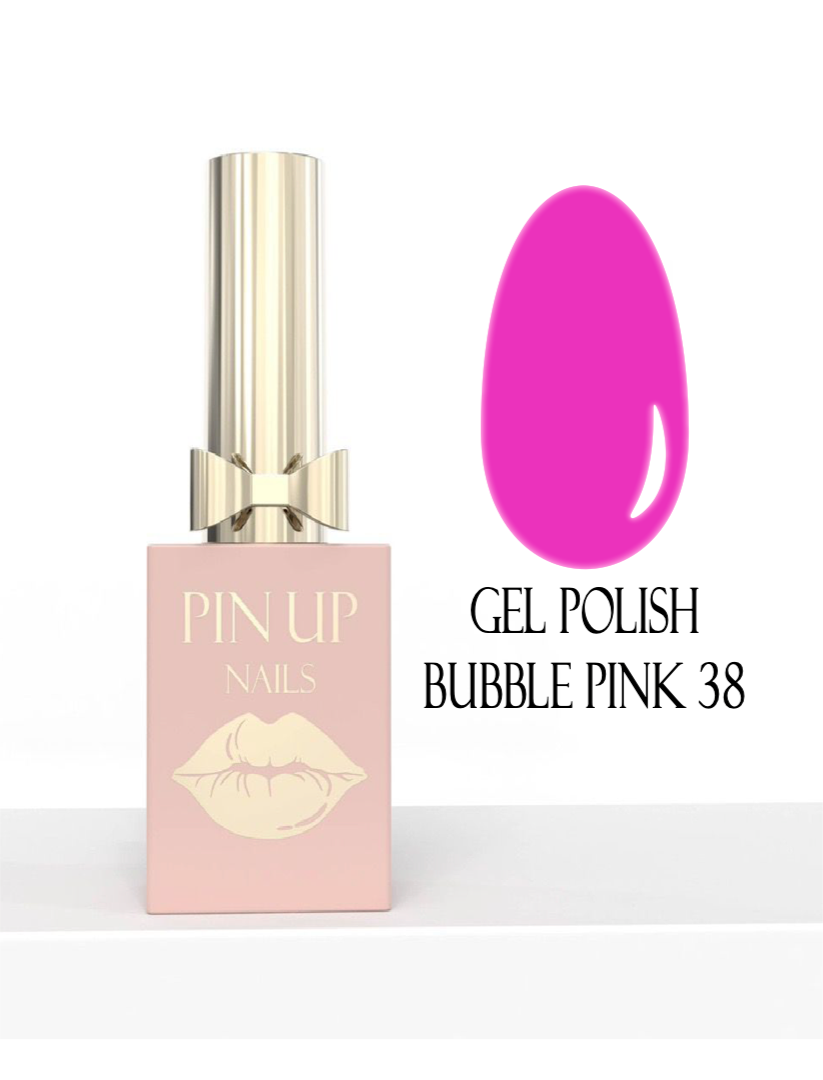 GEL POLISH BUBBLE PINK 38