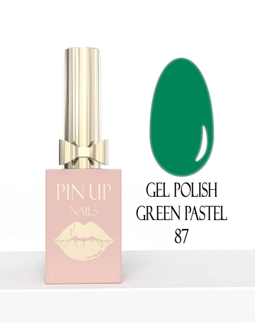 GEL POLISH GREEN PASTEL 87