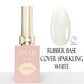 RUBBER BASE COVER SPARKLING WHITE