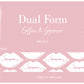 DUAL FORM COFFIN & SQUARE - MATTE FINISH