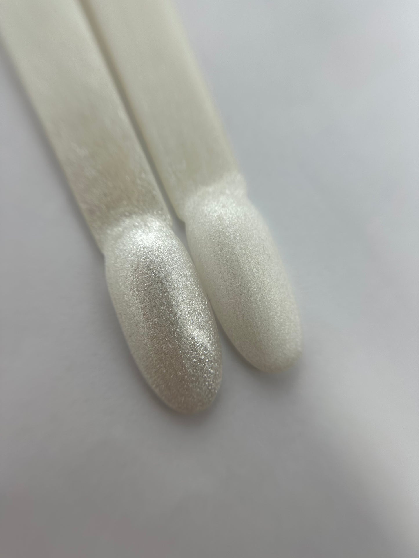 GEL POLISH GLITTER WHITE SILVER 127