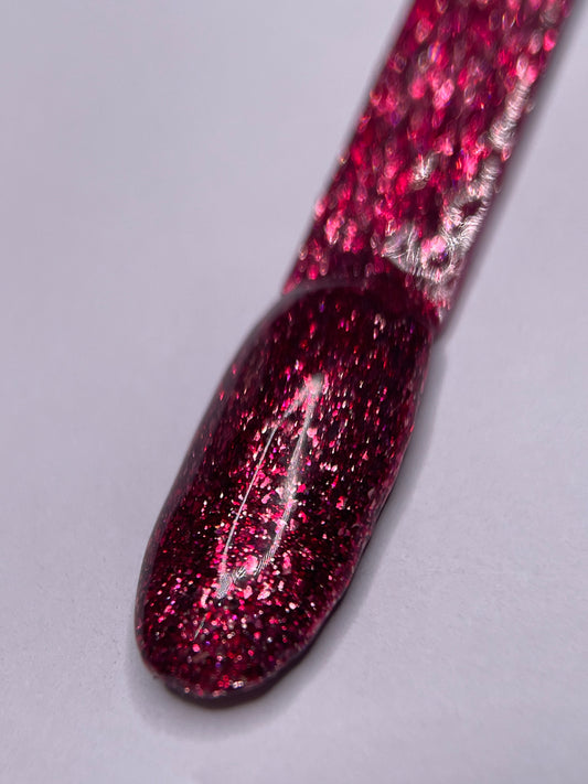GEL POLISH GLITTER BERRY 176