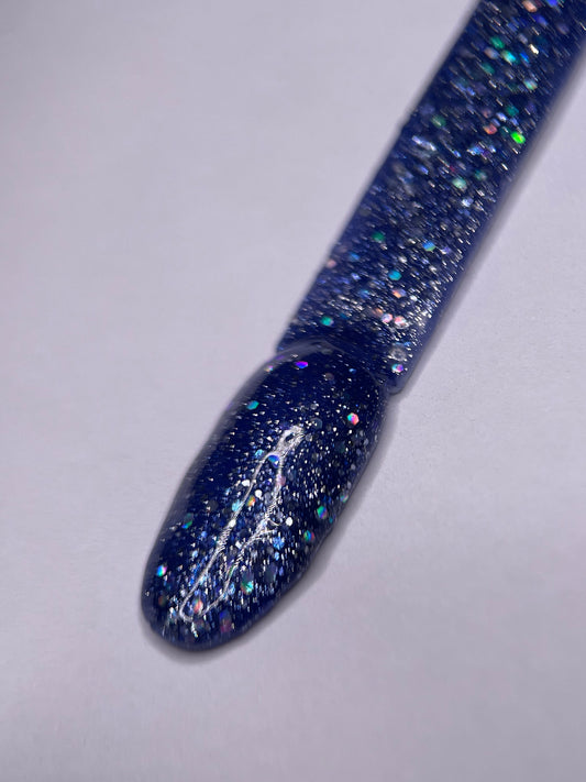 GEL POLISH GLITTER BLUE 173