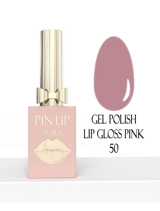 GEL POLISH LIP GLOSS PINK 50