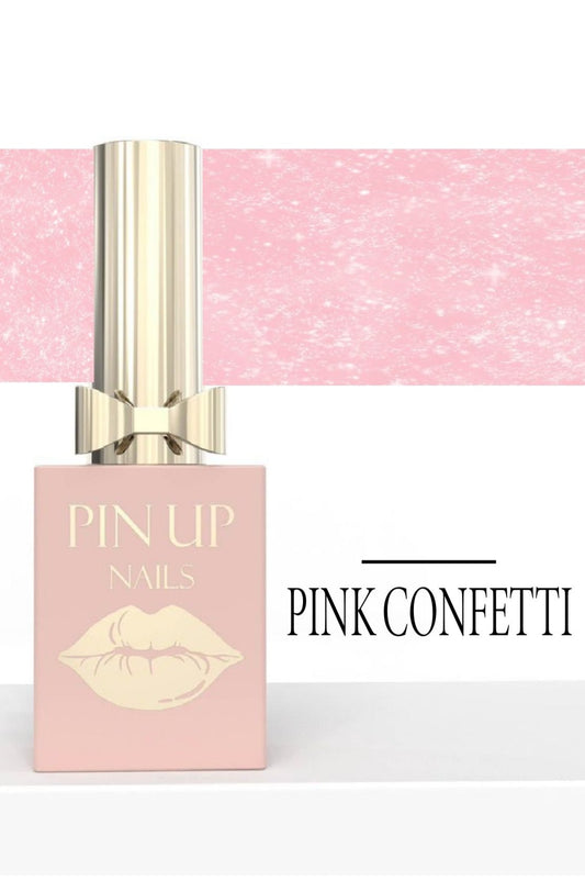 GEL POLISH PINK CONFETTI 05