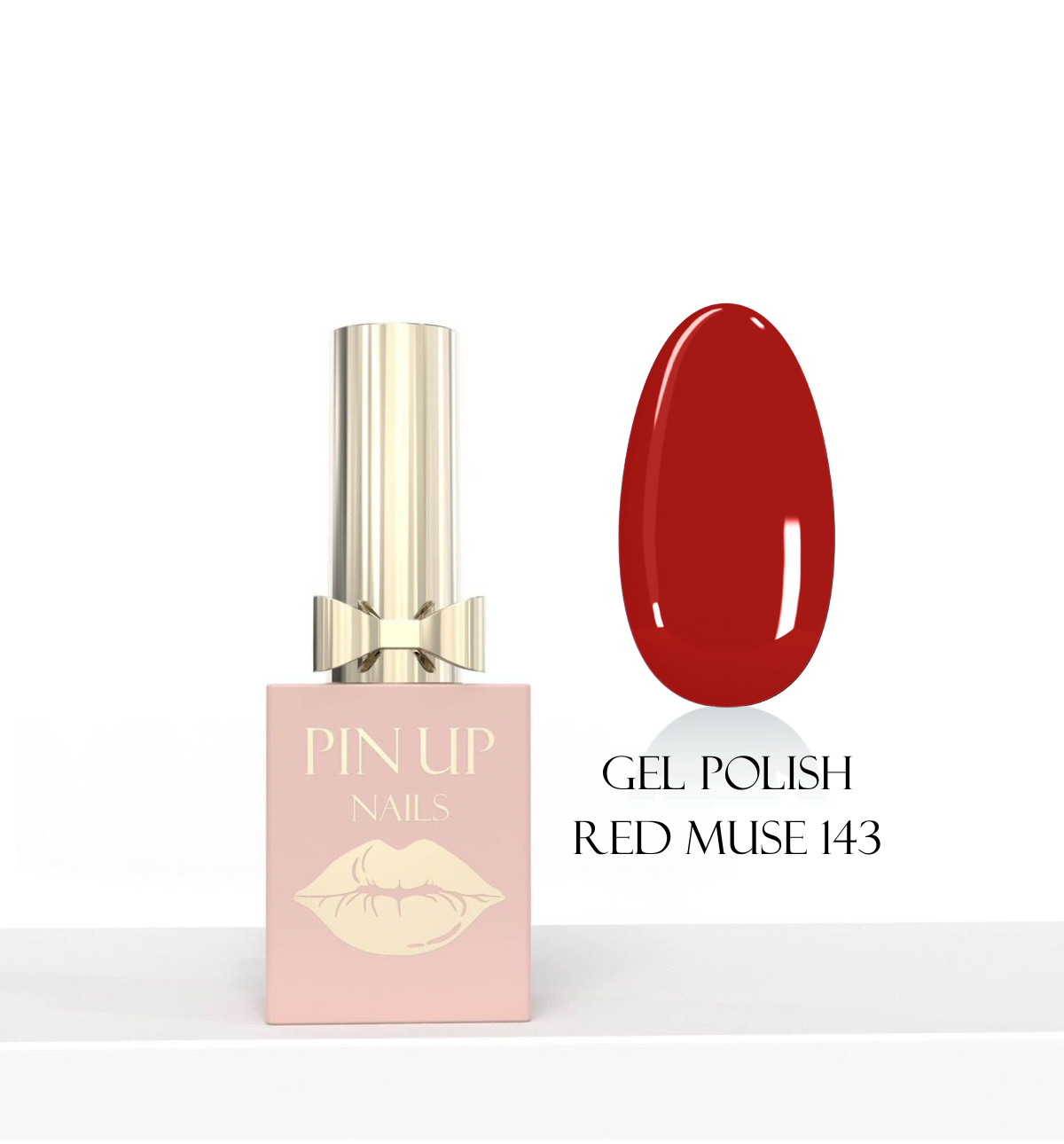 GEL POLISH RED MUSE 143